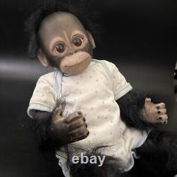 Ashton Drake Baby Monkey Chimp Orangutan 14 by Cindy Sales Realistic Reborn