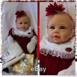 Ashton Drake Babys first Christmas doll by Linda Murray