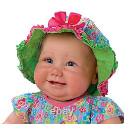 Ashton Drake Beach Baby Poseable Baby Girl Doll in a Bikini by Sherry Miller