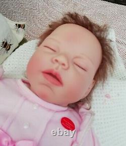 Ashton Drake Beautiful Dreamer Baby Girl Doll Michelle Fagan Breathes Heartbeat