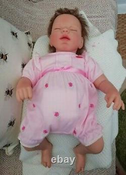 Ashton Drake Beautiful Dreamer Baby Girl Doll Michelle Fagan Breathes Heartbeat