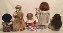 Ashton Drake Beautiful Dreamers 5 Gorgeous Fine Arts Dolls Displayed Only