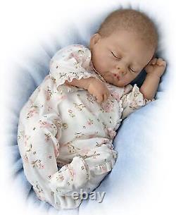 Ashton Drake Bella Rose Breathes Coos Heartbeat Reborn Realistic Baby Doll 19