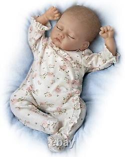 Ashton Drake Bella Rose Breathes Coos Heartbeat Reborn Realistic Baby Doll 19