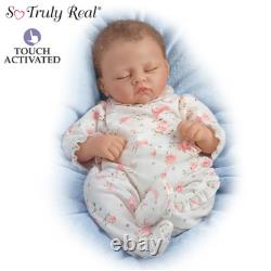 Ashton Drake Bella Rose Touch-Activated Lifelike Baby Girl Doll by Linda Murray