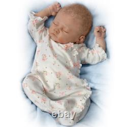 Ashton Drake Bella Rose Touch-Activated Lifelike Baby Girl Doll by Linda Murray