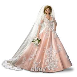 Ashton Drake Blushing Bride Porcelain Bride Doll by Cindy McClure