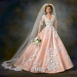 Ashton Drake Blushing Bride Porcelain Bride Doll by Cindy McClure