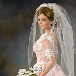 Ashton Drake Blushing Bride Porcelain Bride Doll by Cindy McClure