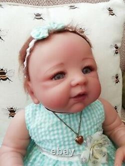 Ashton Drake Bows of Beauty So Truly Real Baby Girl Doll Sheila Michael 20 HTF