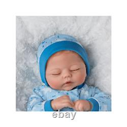 Ashton-Drake Brayden Baby Doll & Snowball Plush Polar Bear Set by Violet Parker