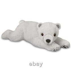 Ashton-Drake Brayden Baby Doll & Snowball Plush Polar Bear Set by Violet Parker