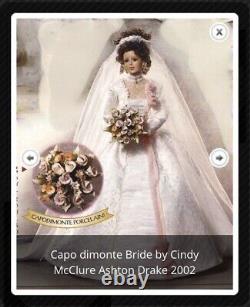 Ashton Drake Bride Cindy McClure Roses Everlasting Capodimonte Porcelain