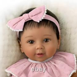 Ashton-Drake Camila Lifelike Baby Doll In Custom Outfit by Sherry Rawn 17-inches