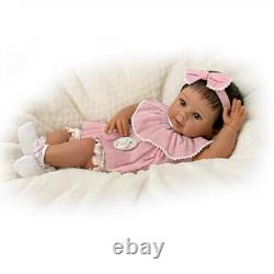 Ashton-Drake Camila Lifelike Baby Doll In Custom Outfit by Sherry Rawn 17-inches
