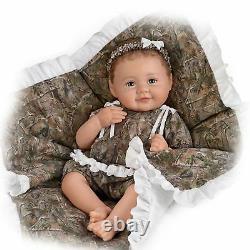 Ashton Drake Camo Cutie So Truly Real Fully Poseable Baby Doll by Ping Lau