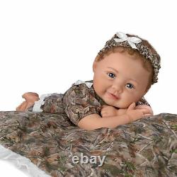Ashton Drake Camo Cutie So Truly Real Fully Poseable Baby Doll by Ping Lau