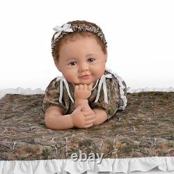 Ashton Drake Camo Cutie So Truly Real Fully Poseable Baby Doll by Ping Lau