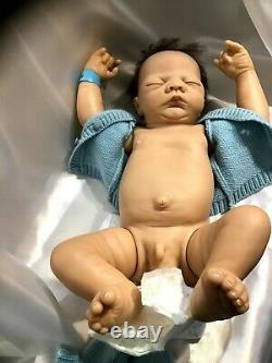 Ashton Drake Charlie Anatomically Correct Sleeping So Truly Real Lifelike Doll