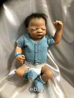 Ashton Drake Charlie Anatomically Correct Sleeping So Truly Real Lifelike Doll
