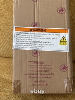 Ashton-Drake Charlie the Christmas Elf Doll with Candle & Stocking Brand New VTG