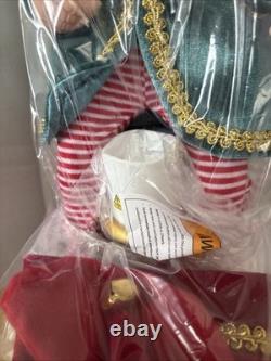 Ashton-Drake Charlie the Christmas Elf Doll with Candle & Stocking Brand New VTG