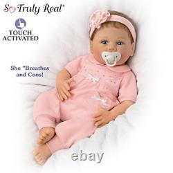 Ashton-Drake Chloe Coos RealTouch Vinyl Interactive Baby Doll