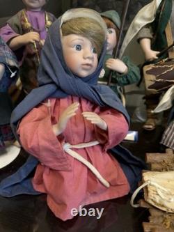 Ashton Drake Christmas Nativity Scene COMPLETE! 1993/1994 10 Dolls Set