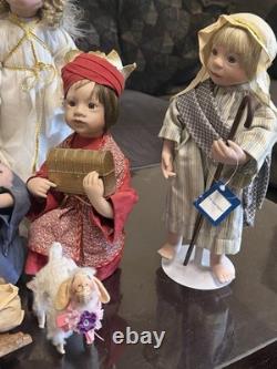 Ashton Drake Christmas Nativity Scene COMPLETE! 1993/1994 10 Dolls Set