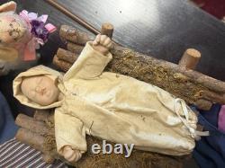Ashton Drake Christmas Nativity Scene COMPLETE! 1993/1994 10 Dolls Set