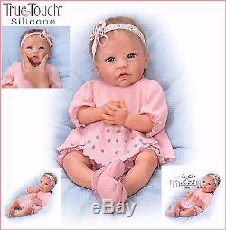 Ashton-Drake Claire baby Girl Doll Silicone Weighted Rooted Hair