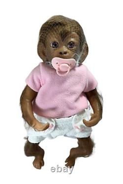 Ashton Drake Coco Bundles Of Love Vinyl Realistic Baby Monkey Doll 16 WithCert