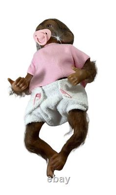 Ashton Drake Coco Bundles Of Love Vinyl Realistic Baby Monkey Doll 16 WithCert