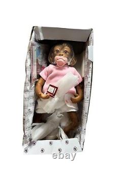 Ashton Drake Coco Bundles Of Love Vinyl Realistic Baby Monkey Doll 16 WithCert