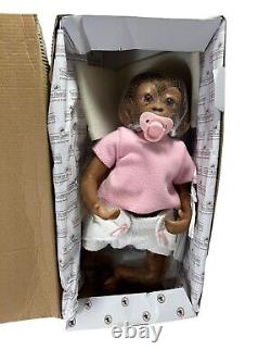 Ashton Drake Coco Bundles Of Love Vinyl Realistic Baby Monkey Doll 16 WithCert