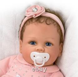 Ashton Drake Cooing Chloe Interactive Silicone Baby Girl Doll Linda Murray 18