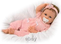 Ashton Drake Cooing Chloe Interactive Silicone Baby Girl Doll Linda Murray 18