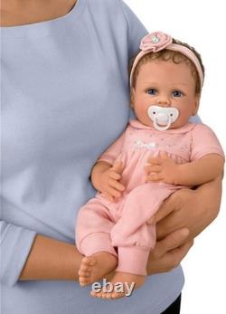 Ashton Drake Cooing Chloe Interactive Silicone Baby Girl Doll Linda Murray 18