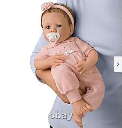 Ashton Drake Cooing Chloe Interactive Silicone Baby Girl Doll Linda Murray 18
