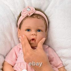 Ashton Drake Cooing Chloe Interactive Silicone Baby Girl Doll Linda Murray 18