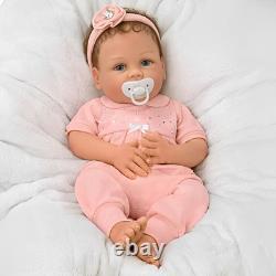 Ashton Drake Cooing Chloe Interactive Silicone Baby Girl Doll Linda Murray 18