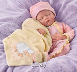 Ashton-Drake Counting Sheep Weighted Poseable Lifelike Baby Doll