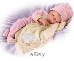Ashton-Drake Counting Sheep Weighted Poseable Lifelike Baby Doll
