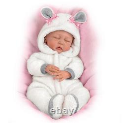 Ashton Drake Counting Sheep Weighted Poseable Lifelike Baby Doll by Marissa May