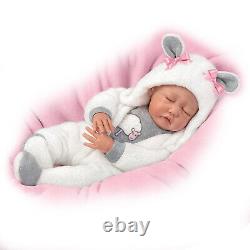 Ashton Drake Counting Sheep Weighted Poseable Lifelike Baby Doll by Marissa May