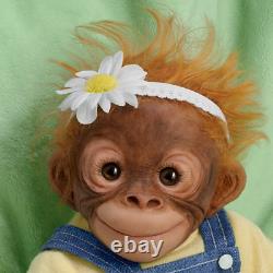 Ashton Drake Darling Daisy Monkey So Truly Real Weighted Newborn Baby Doll 12