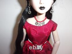 Ashton Drake Delilah Noir Doll Wearing Custom Outfit Queen Of Hearts Look