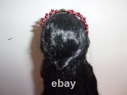 Ashton Drake Delilah Noir Doll Wearing Custom Outfit Queen Of Hearts Look