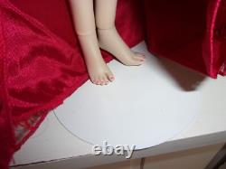 Ashton Drake Delilah Noir Doll Wearing Custom Outfit Queen Of Hearts Look
