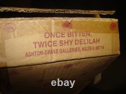 Ashton-Drake Delilah Noir Once bitten Twice Shy Doll 16 inch New NRFB